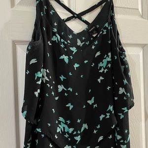 Torrid 2x flowy layered tank